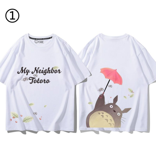 男女兼用 快適 プリント 半袖 Tシャツ E-13193
