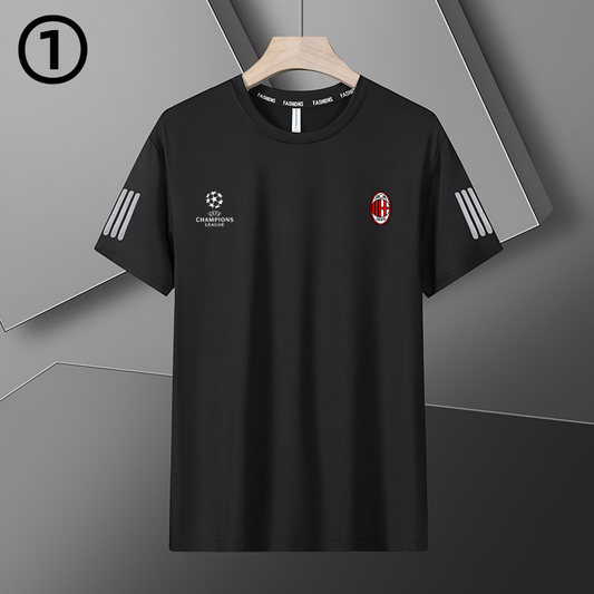男女兼用 肌触りの良い スポーツ 半袖 Tシャツ E-13194