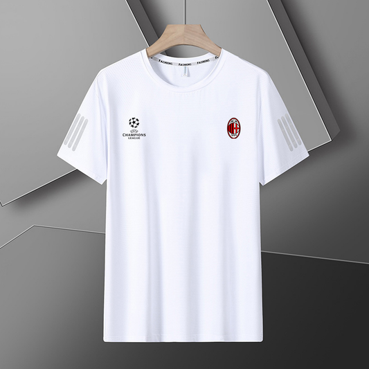 男女兼用 肌触りの良い スポーツ 半袖 Tシャツ E-13194
