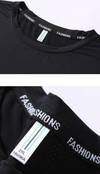 男女兼用 肌触りの良い スポーツ 半袖 Tシャツ E-13194