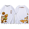 男女兼用 大人気 プリント 半袖 Tシャツ E-13267
