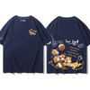 男女兼用 新作 プリント 半袖 Tシャツ E-13268