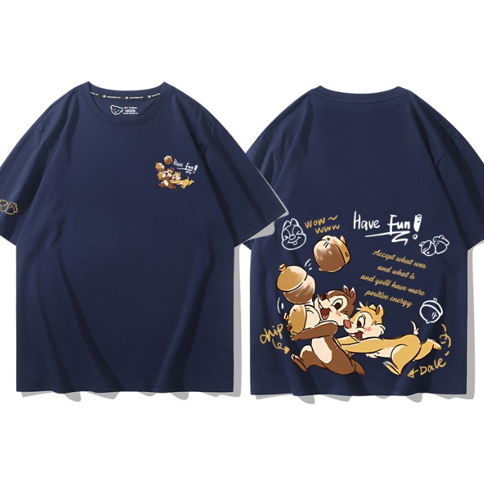男女兼用 新作 プリント 半袖 Tシャツ E-13268