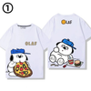 男女兼用 プリント シンプル 半袖 Tシャツ E-13275