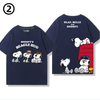 男女兼用 プリント シンプル 半袖 Tシャツ E-13275