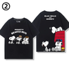 男女兼用 プリント シンプル 半袖 Tシャツ E-13275