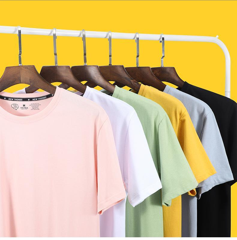 男女兼用 合わせやすい シンプル 半袖 Tシャツ E-13277