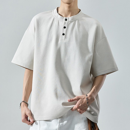 肌触りよい 上質 シンプル 半袖 Tシャツ U-80037