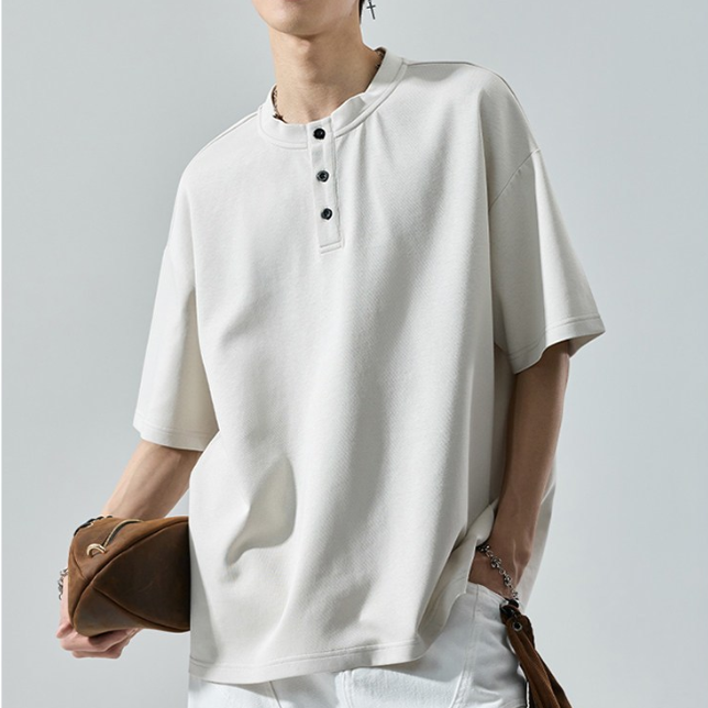 肌触りよい 上質 シンプル 半袖 Tシャツ U-80037