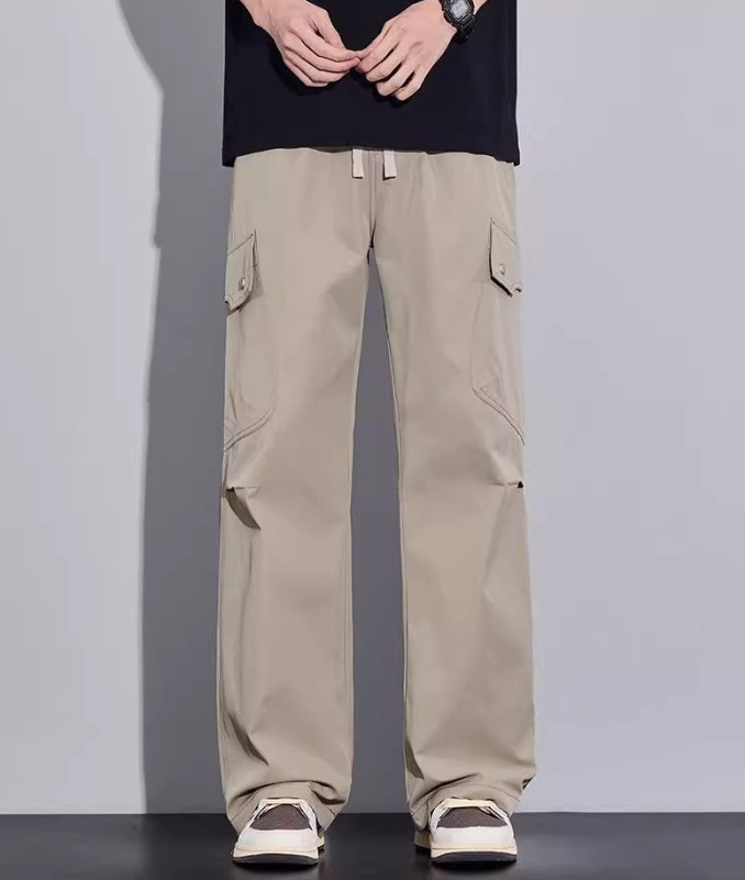 カジュアル 高品質 ウエストゴム パンツ U-80038