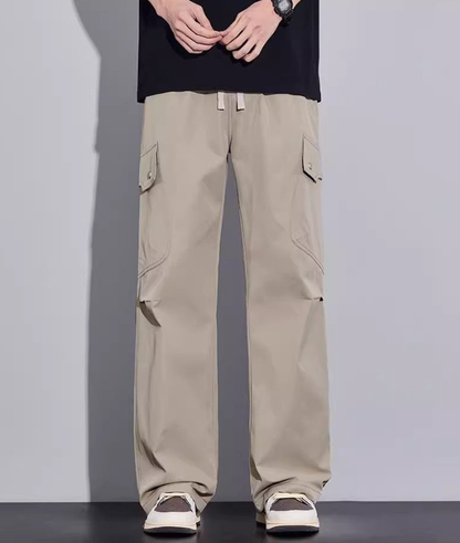 カジュアル 高品質 ウエストゴム パンツ U-80038