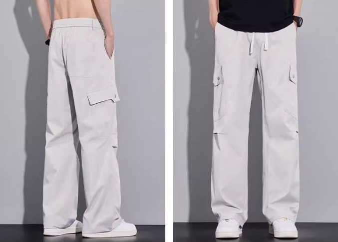 カジュアル 高品質 ウエストゴム パンツ U-80038