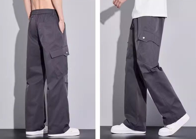 カジュアル 高品質 ウエストゴム パンツ U-80038