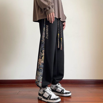 体型カバー ファッション カジュアル パンツ E-80060