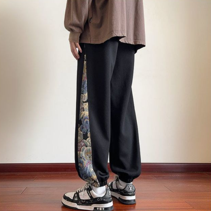 体型カバー ファッション カジュアル パンツ E-80060