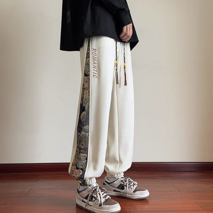 体型カバー ファッション カジュアル パンツ E-80060