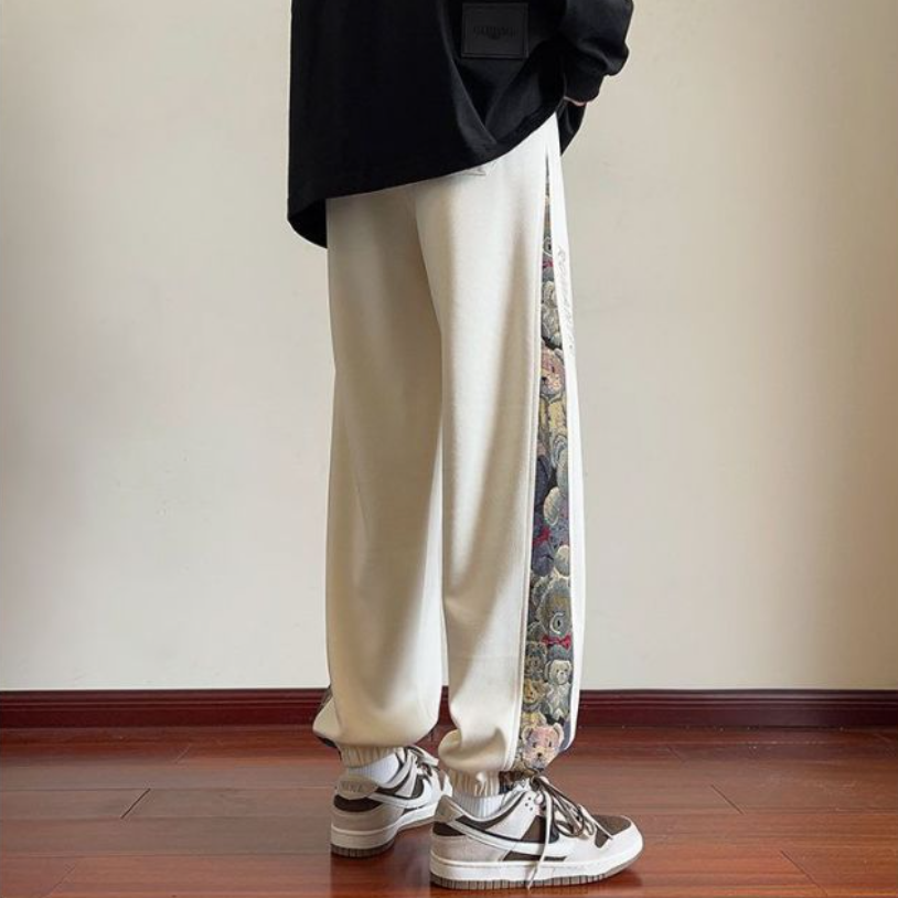 体型カバー ファッション カジュアル パンツ E-80060