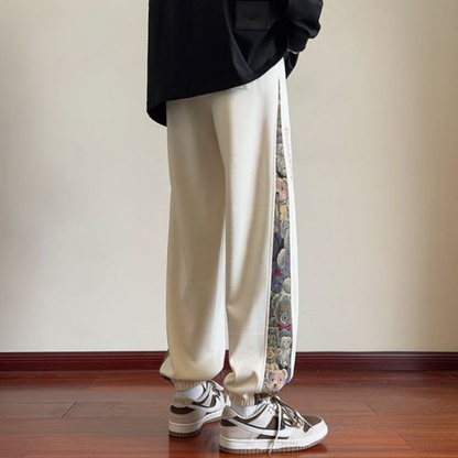 体型カバー ファッション カジュアル パンツ E-80060