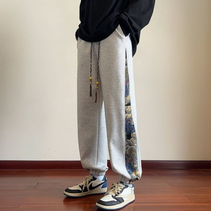体型カバー ファッション カジュアル パンツ E-80060