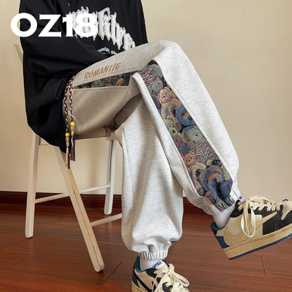 体型カバー ファッション カジュアル パンツ E-80060