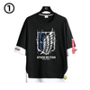 男女兼用 ファッション シンプル 半袖 Tシャツ E-13329