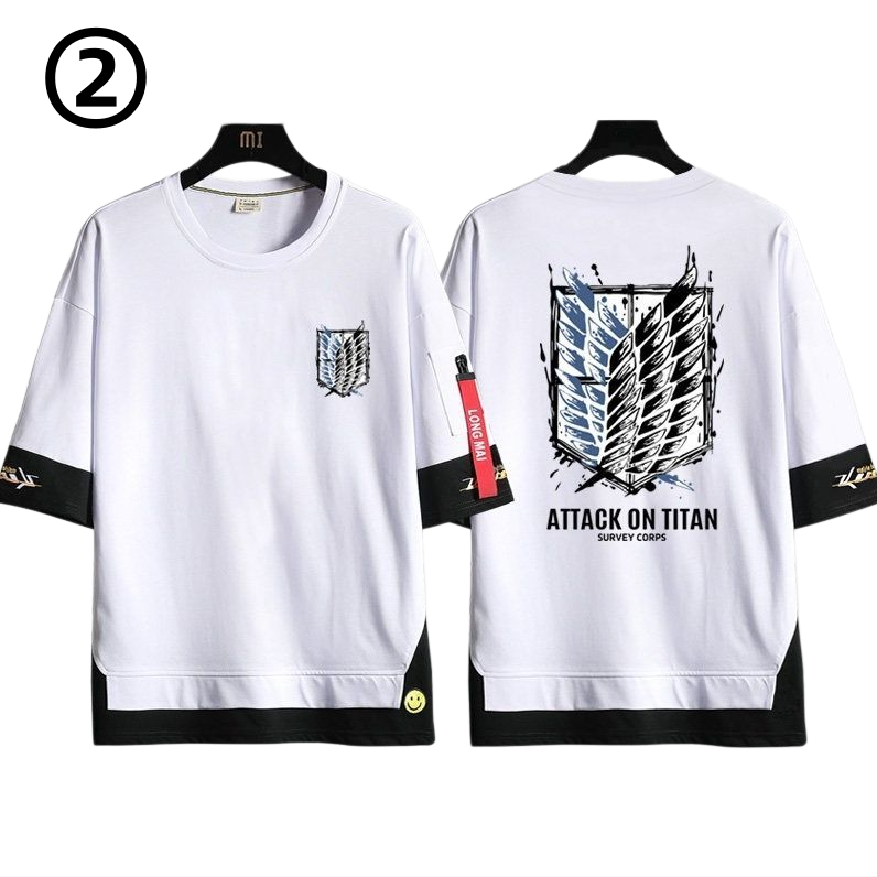 男女兼用 ファッション シンプル 半袖 Tシャツ E-13329
