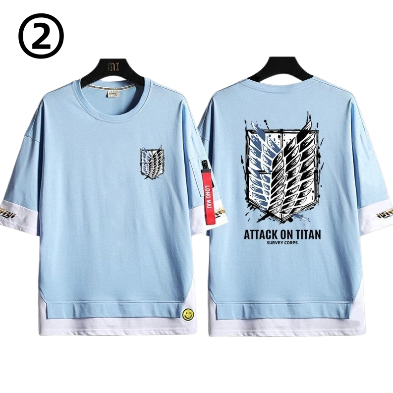 男女兼用 ファッション シンプル 半袖 Tシャツ E-13329