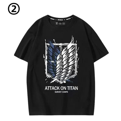男女兼用 ファッション シンプル 半袖 Tシャツ E-13337
