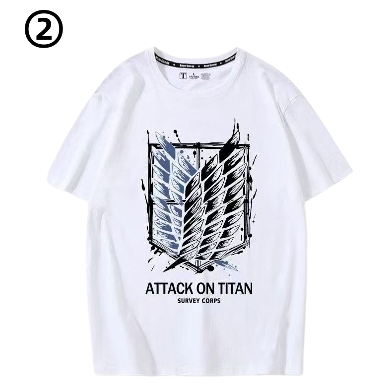 男女兼用 ファッション シンプル 半袖 Tシャツ E-13337