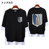 男女兼用 単品注文 上質 カジュアル Tシャツ & ショーツ セットアップ E-13339