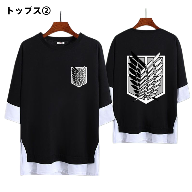 男女兼用 単品注文 上質 カジュアル Tシャツ & ショーツ セットアップ E-13339