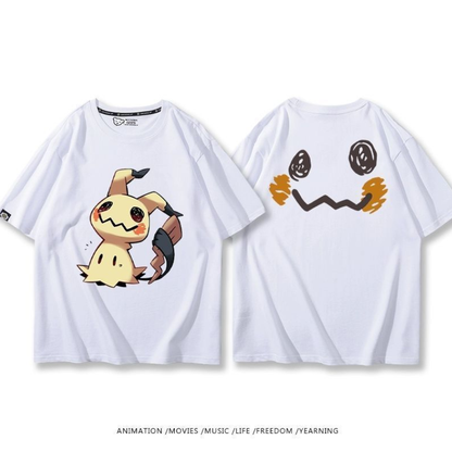 男女兼用 ファッション カジュアル 半袖 Tシャツ E-13343