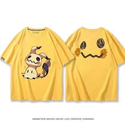 男女兼用 ファッション カジュアル 半袖 Tシャツ E-13343
