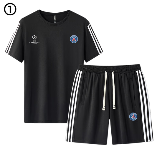 男女兼用 カジュアル Tシャツ & ショーツ セットアップ E-13350