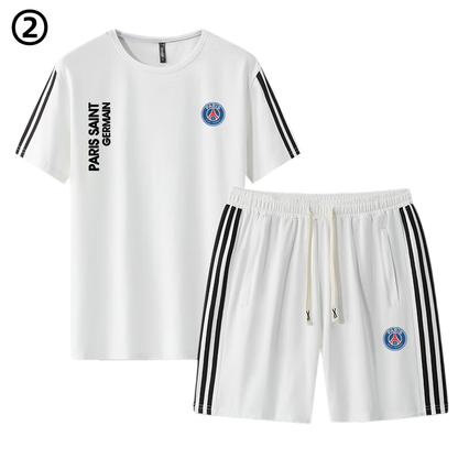 男女兼用 カジュアル Tシャツ & ショーツ セットアップ E-13350