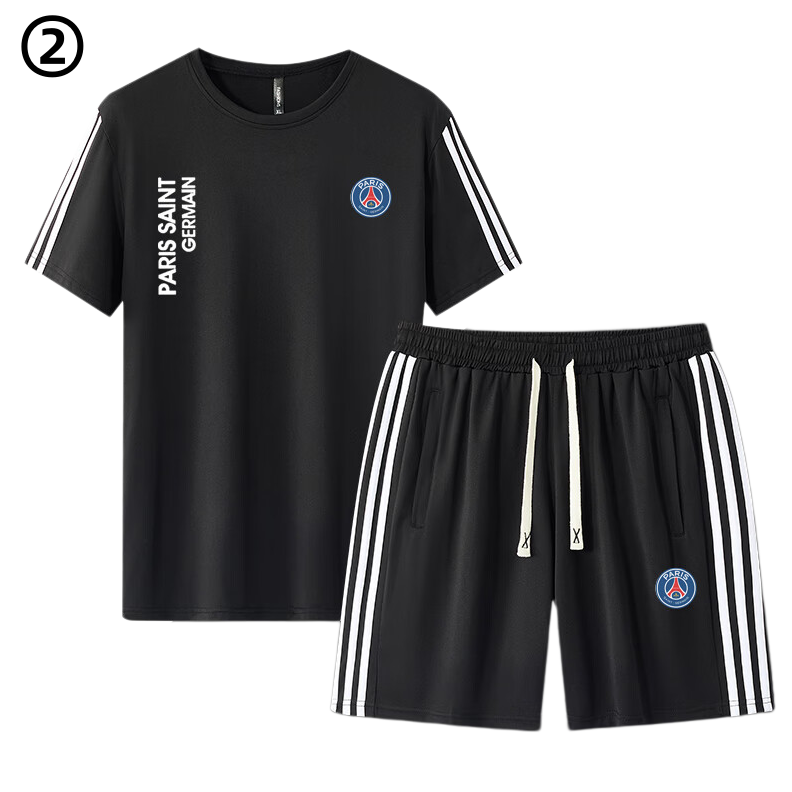 男女兼用 カジュアル Tシャツ & ショーツ セットアップ E-13350