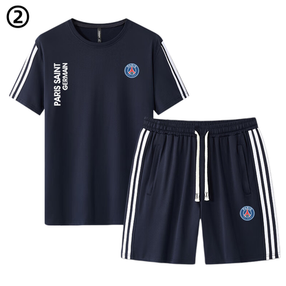 男女兼用 カジュアル Tシャツ & ショーツ セットアップ E-13350