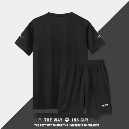 男女兼用 ひんやり Tシャツ & ショーツ セットアップ E-13353