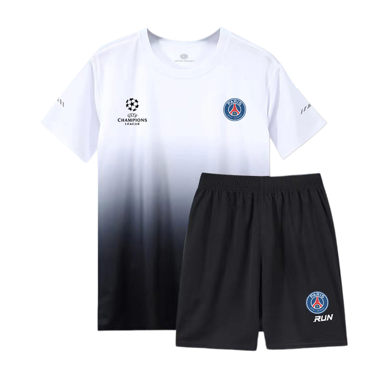 男女兼用 ひんやり Tシャツ & ショーツ セットアップ E-13353