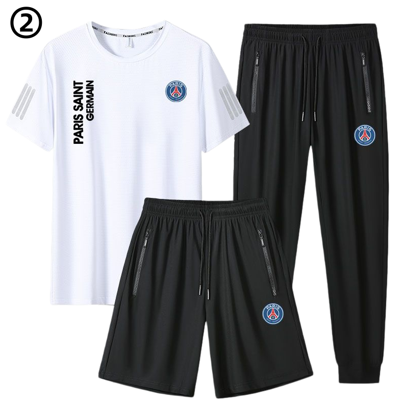 男女兼用 カジュアル Tシャツ & ショーツ & ロングパンツ セットアップ E-13352