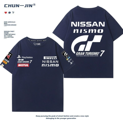 男女兼用 ファッション カジュアル 半袖 Tシャツ E-13345