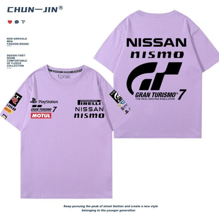 男女兼用 ファッション カジュアル 半袖 Tシャツ E-13345