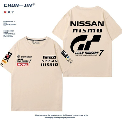 男女兼用 ファッション カジュアル 半袖 Tシャツ E-13345