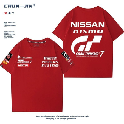男女兼用 ファッション カジュアル 半袖 Tシャツ E-13345