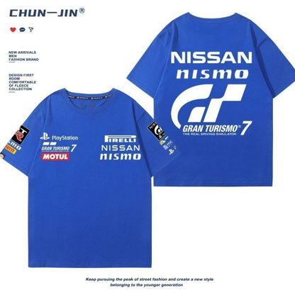 男女兼用 ファッション カジュアル 半袖 Tシャツ E-13345