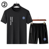 男女兼用 接触冷感 Tシャツ & ショーツ セットアップ E-13362