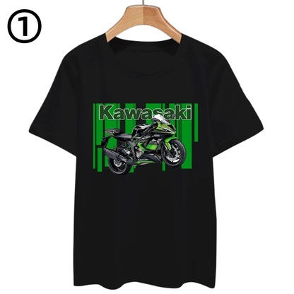 男女兼用 ファッション 半袖 Tシャツ E-13371