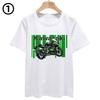 男女兼用 ファッション 半袖 Tシャツ E-13371