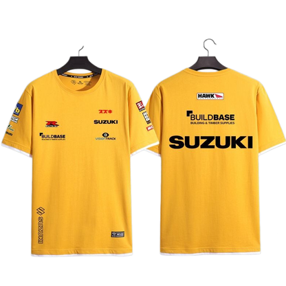 男女兼用 カジュアル 偽二枚 半袖 Tシャツ E-13374