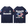 デザイン性抜群 カジュアル 半袖 Tシャツ E-13379